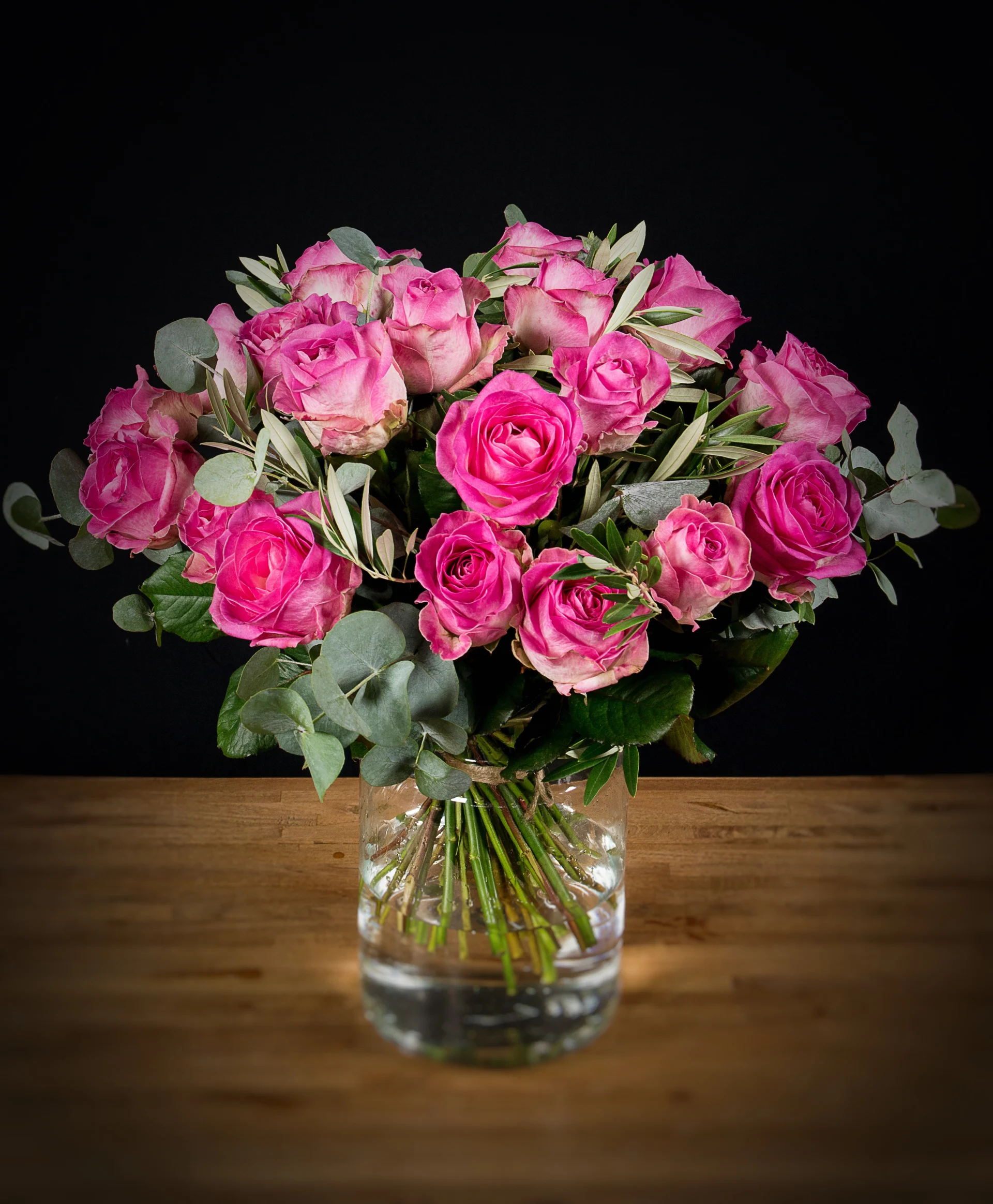 Roze Rozen boeket bloemen