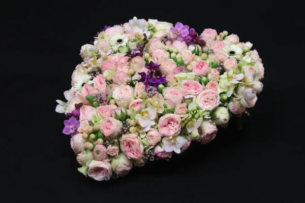 Heart with Orchids